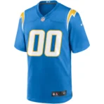 Men's Los Angeles Chargers Nike Powder Blue Custom Game Jersey - Immagine 3