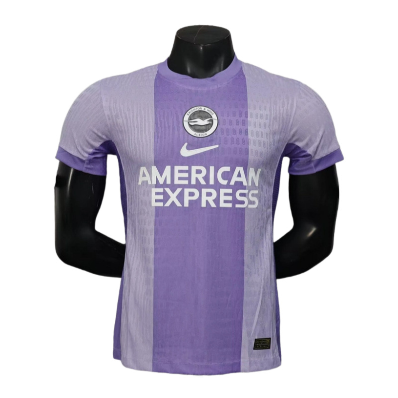 01b9b251a59e7d06a27b4f36269d95e9-1-1111-1-9 Brighton & Hove Albion Auswärts-Fußballtrikot 2025/26 – Spielerausführung - Immagine 1