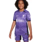23-24 Kids Liverpool Third Jersey Kit - Immagine 3