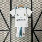 Real Madrid 17/18 Heimtrikot im Retro-Stil für Kinder – Fußballtrikot - Image 2