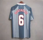 1996 England Retro Soccer Jersey Away Replica Euro Cup - Immagine 3