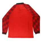1996/97 Manchester United Retro-Trikot mit langen Ärmeln (Heimtrikot) - Imagen 2
