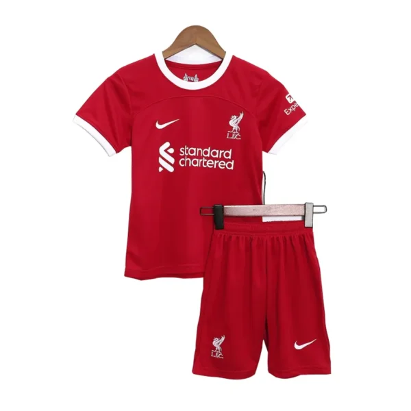 Liverpool-Heimtrikot-Set für Kinder, Größe 23–24