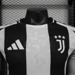 24-25 Juventus Home Soccer Jersey Player Version Long Sleeve - Imagen 3