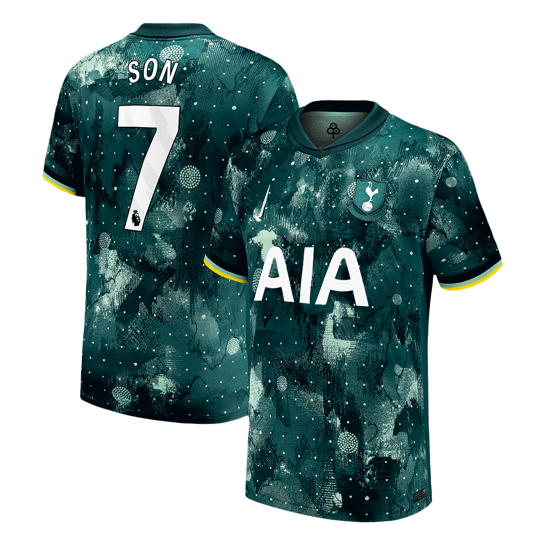 117d944ffb SON 7# Tottenham Hotspur Soccer Jersey Third Away Custom Shirt 2024-25 - Image 1