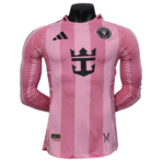 Inter Miami CF Heimtrikot in Rosa, Spielerausführung, Langarm, Saison 2025/26