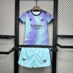 24–25 Arsenal Drittes Auswärts-Fußball-Set für Kinder: Trikot + Shorts - Image 3