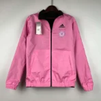 2023-2024 Inter Miami Reversible Windbreaker(black-pink)Soccer Jersey 1:1 Thai Quality - Image 3