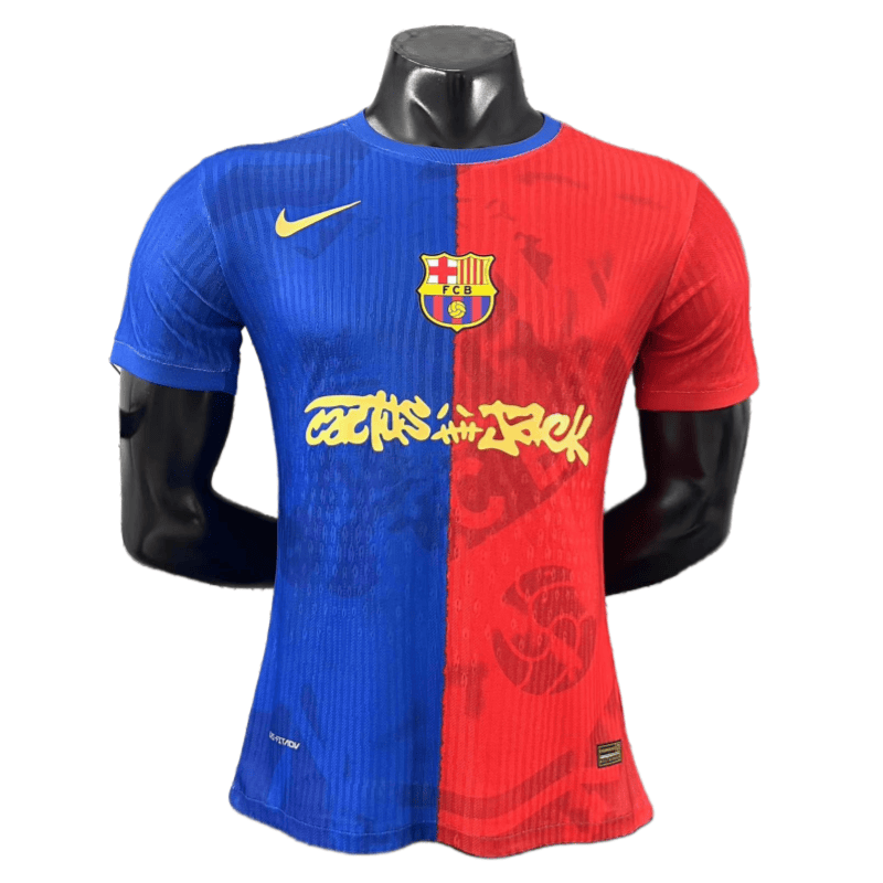 1a83dc53 Barcelona X Travis Sonderedition Fußballtrikot 25-26 - Immagine 1