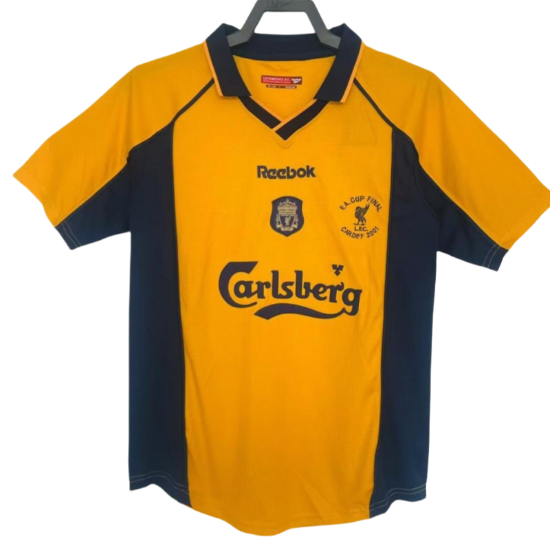 1e4de05caf Retro Liverpool FC Third Away Football Jersey 2000/2001 - Image 1