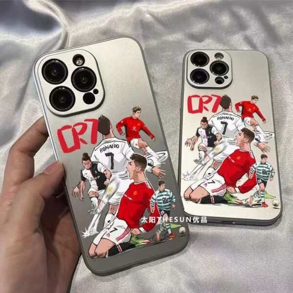 CR7 Cristiano Ronaldo – Handyhülle mit Cartoon-Karikatur
