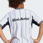 Real Madrid 2025/26 Freizeit-T-Shirt, weiß gestreift, kurzärmelig - Image 8