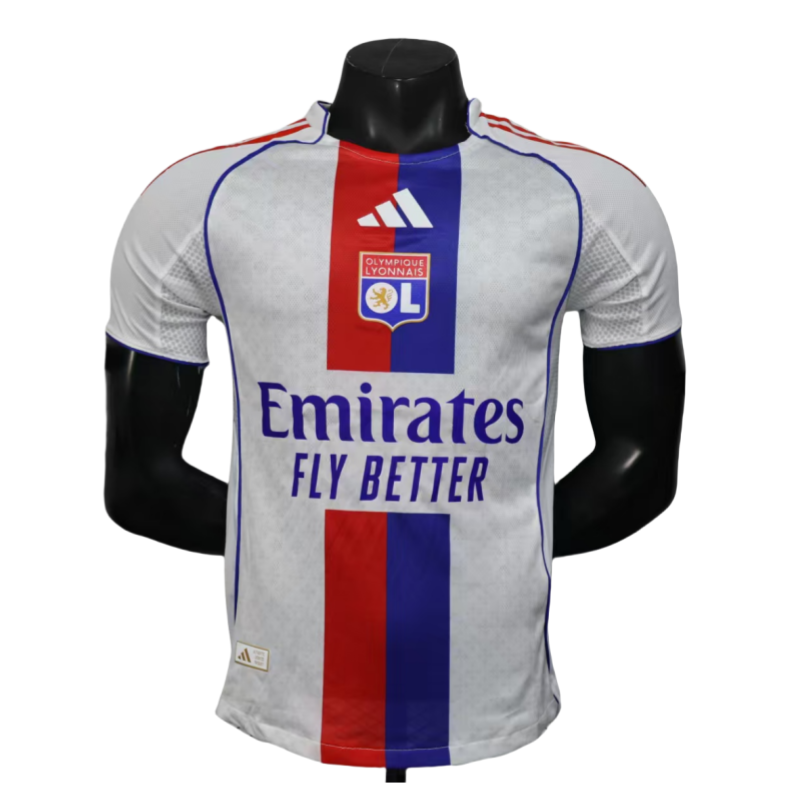 2025-07-16111003042 Olympique Lyonnais Fußball-Heimtrikot 2025/26 – Spielerausführung - Immagine 1