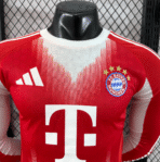 Bayern Munich Long Sleeve Jersey Home Football Shirt 2025-26-Player version - Immagine 3