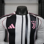 Juventus Long Sleeve Jersey Home Football Shirt 2025-26-Player version - Image 3