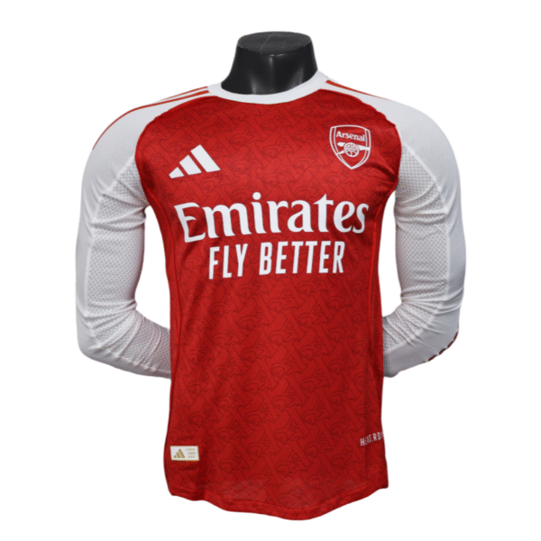 Arsenal Langarm-Trikot – Heimtrikot Fußball 2025/26 – Spielerausführung