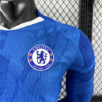 Chelsea Long Sleeve Jersey Home Football Shirt 2025-26-Player version - Immagine 5