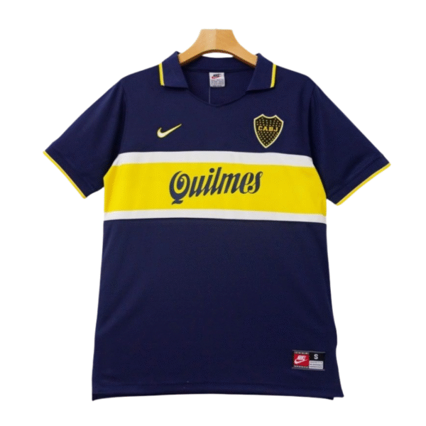 1996–97 Boca Juniors #10 Riquelme Retro-Heimtrikot