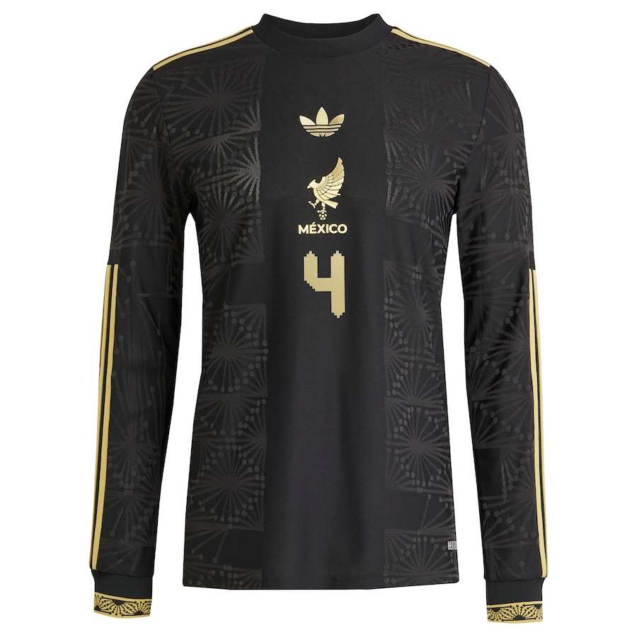 20250319221008 Mexico Shirt Soccer Third Jersey Long Sleeve Player Version 2025 - Image 1