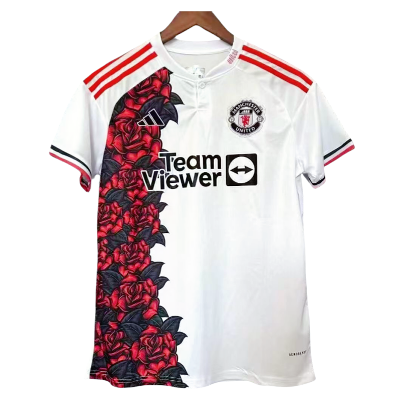 20250327184838 Manchester United 2025/2026 „Rose Special Edition“-Fußballtrikot - Immagine 1