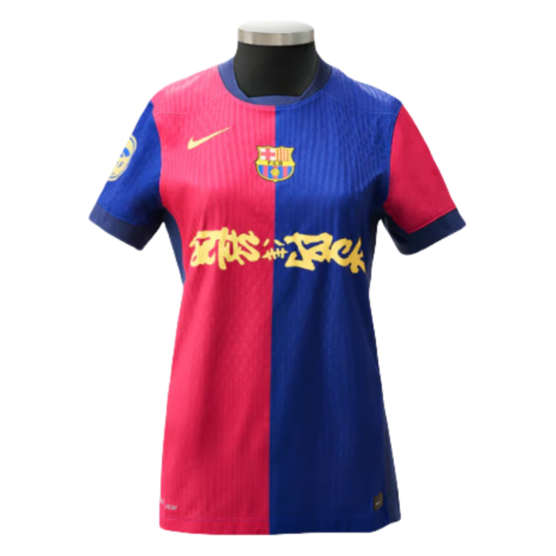 20250503133006 Limitierte Auflage: FC Barcelona x TRAVIS SCOTT 24/25 Damen-Heimtrikot in der Spielerausführung - Image 1