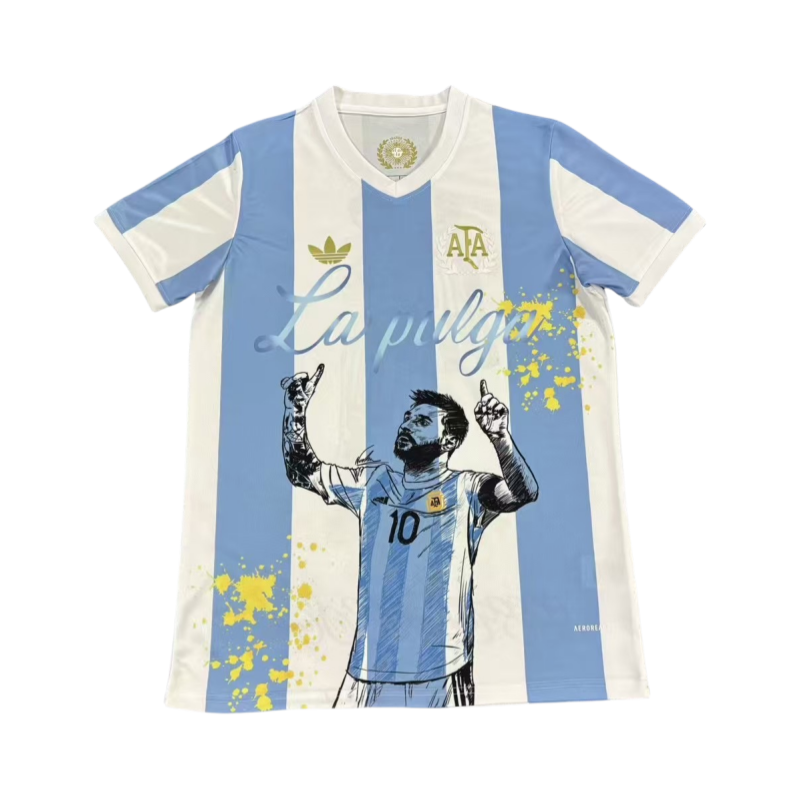 20250508011536 MESSI # 10 Argentina Special Edition Commemorative Football Shirt 2025 - Immagine 1