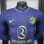 Atlético Madrid Auswärts-Fußballtrikot mit langen Ärmeln 2025–26 - Image 3