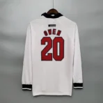 1998 England World Cup Home Retro Jersey Long Sleeve #7 BACKHAM #20 OWEN - Imagen 8