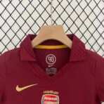 05-06 Arsenal Heimtrikot im Retro-Stil für Kinder – Fußballtrikot - Image 3