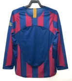 2005/06 Barcelona Retro-Heimtrikot mit langen Ärmeln, UCL-Edition - Imagen 2