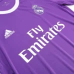 16-17 Real Madrid Retro Long Sleeve Jersey Away - Image 6