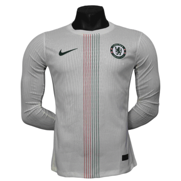 Chelsea Auswärtstrikot Fußballtrikot Langarm Spielerausführung 25-26