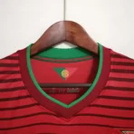 2014 Portugal Retro Jersey Home World Cup - Image 4