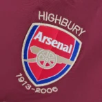 Arsenal Retro-Fußballtrikot mit langen Ärmeln (Heimtrikot) 2005/2006 - Image 6