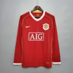 2006/07 Manchester United Retro-Trikot, langärmelig, Heimtrikot