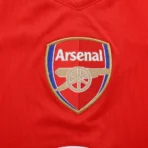 04-05 Arsenal Henry #14 FABREGAS #15 Pires #7 Bergkamp #10 Retro-Trikot, Heimtrikot-Replik - Immagine 3