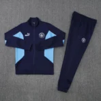 Manchester City Training Kit (jacket+Pants) Royal blue 2025-26 - Immagine 3