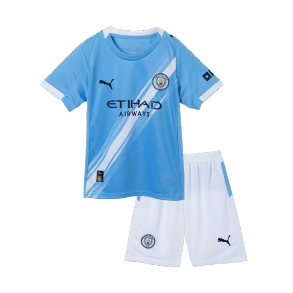 Manchester City Heimtrikots für Kinder 2025/26