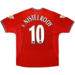 2000/02 Manchester United gegen NISTELROOY #10 Retro-Heimtrikot