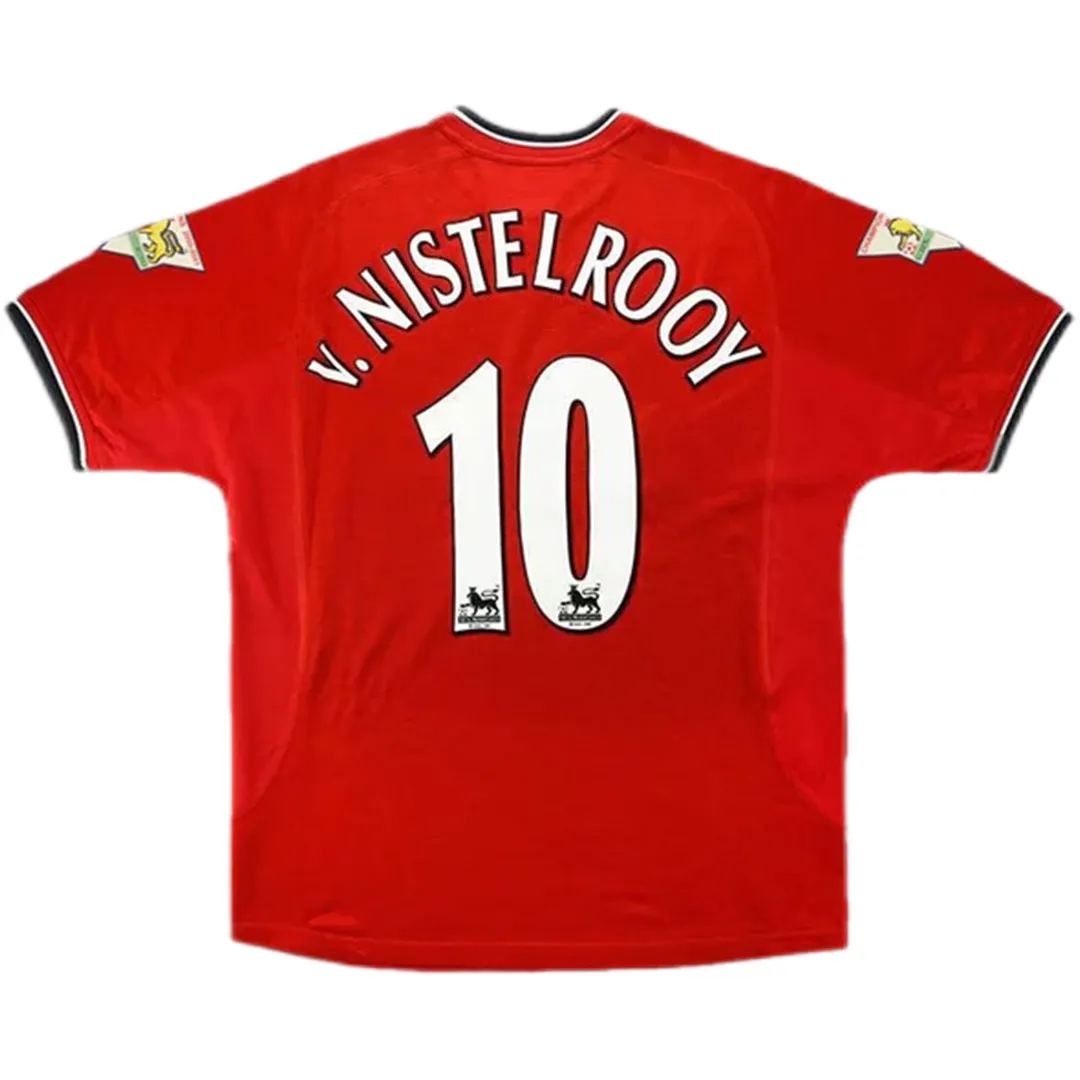 37e1092ae8 2000/02 Manchester United gegen NISTELROOY #10 Retro-Heimtrikot - Image 1