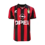 AC Mailand BAGGIO #18 Retro-Heimtrikot 1996/97 - Image 2