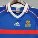 1998 France Retro Jersey Home World Cup – Bild 6