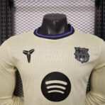 Barcelona Away Long sleeves football Jersey 2025-26 player version - Immagine 3