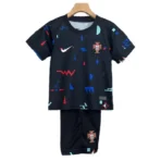 2024 Portugal Grau Trainings-Kinder-Sets Jugendbekleidung Sport-Trikot