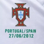 2012 Portugal Ronaldo #7 Retro Jersey Away Replica Euro Cup - Immagine 4