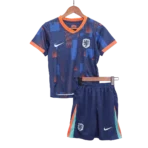 Kids Netherlands Away Jersey Kit Euro 2024 - Immagine 3