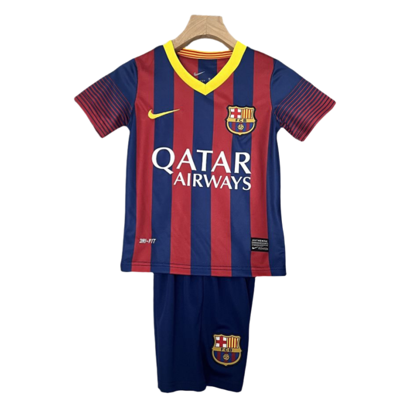 44bb8638 13–14 Barcelona Heimtrikot im Retro-Stil für Kinder - Image 1