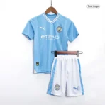 2023/24 Kids Manchester City Home Kit(Jersey+Short+Socks) - Imagen 3