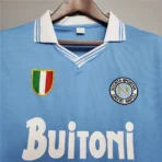 1986/87 Napoli Retro Jersey Home - Image 3
