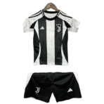 24–25 Juventus Kinder-Heimtrikot-Set (Fußball) – Trikot + Shorts